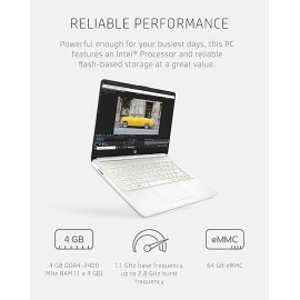 HP 14 Laptop, Intel Celeron N4020